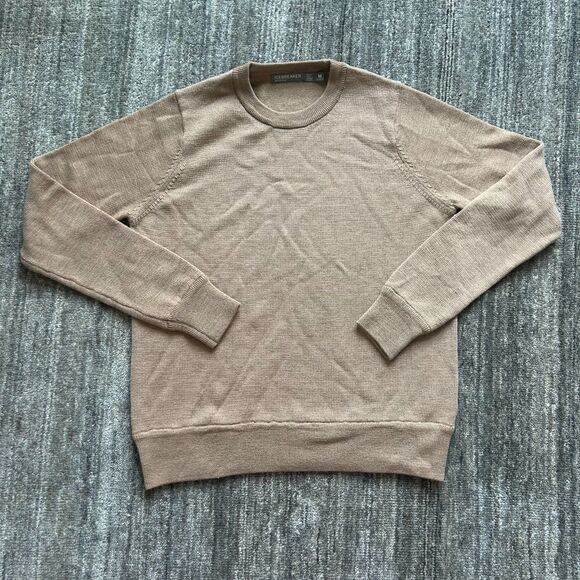 Icebreaker Camel Merino Wool Pullover Sweater, Size M - Picture 1 of 7